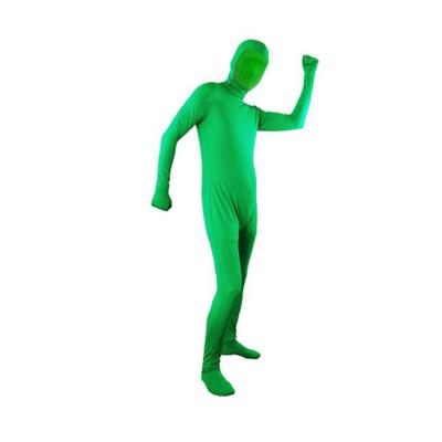 China Invisibility Cloak stealth costumes green background Man Clothing Invisible body suit for sale