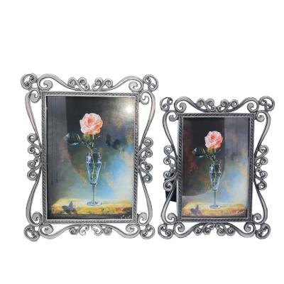 China Die Casting Parts Equipment Aluminum Housing Frame Tool Products Favorable Cheap Design A4 Good Die Cast Aluminum Or Zinc Wall Metal Photo Frames For Decoration at home for sale