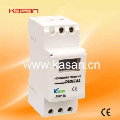 China Epoxy Din Rail AHC15A 24 Hour Timer Relay Digital Digital 	Digital Relay Switch for sale