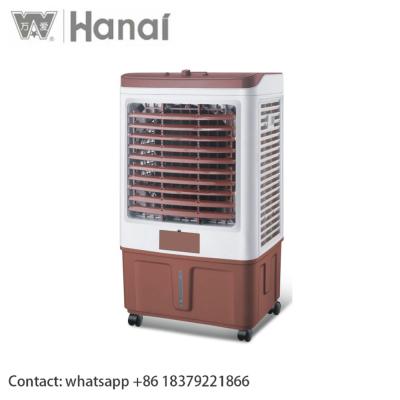 China Electric Standing Digital Water Mist Fan Cooler With Mist Spray for sale