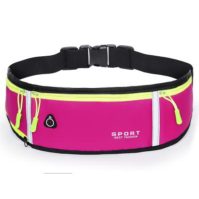 China Water proof Make Your Own Women Mens Woman Fashion Neon Kids Custom Logo  Fanny Pack Black Red Polyester Stylish Running bag for sale