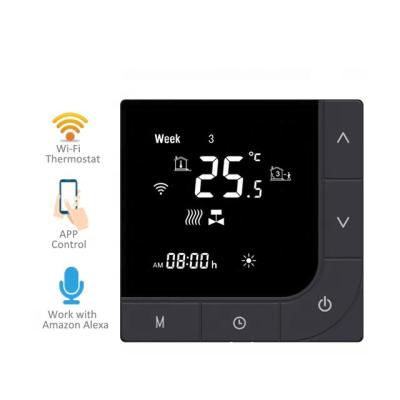 China Modern Smart Home Thermostat Modbus Touch Screen Programmable Thermostat for Floor Heating for sale