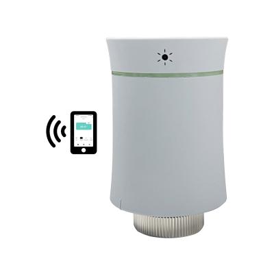 China Alexa Home Alexa Tuya Wifi Zigbee Modern Temperature TRV Wireless Smart Thermostat Thermostatic Radiator Valve for sale