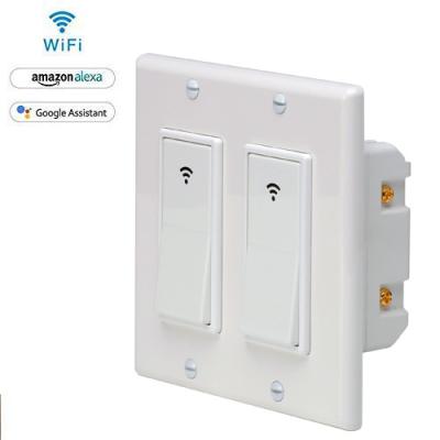 China USA home switch wifi wall switch alexa electric light switch SS118-02K1 for sale