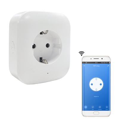 China Wifi Smart Electric Outlet Wifi Home Eu Plug Residential Standard / Multi-Purpose App Control for sale