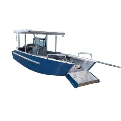 China 7.9m aluminum aluminum landing craft with hardtop for sale