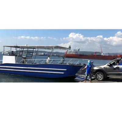 China Aluminum CCS Certified 10 x 3m Landing Craft Boat Boat for 25 Passengers and 5 Tons Loading for sale