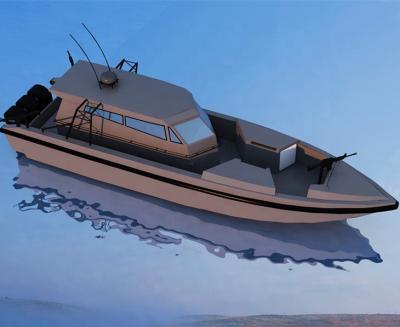 China Coast Guard and Patrol CE Certified 12.3m Aluminum High Speed ​​Speedboat For Sale for sale