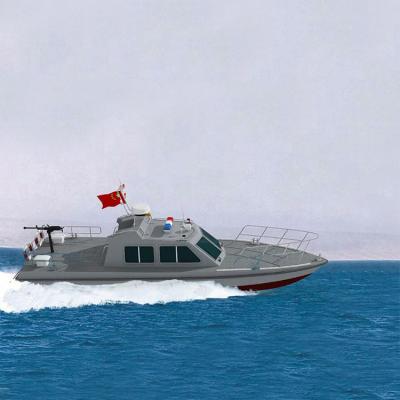 China Coast guard and Tai Xin 12m patrol aluminum military speedboat for sale for sale