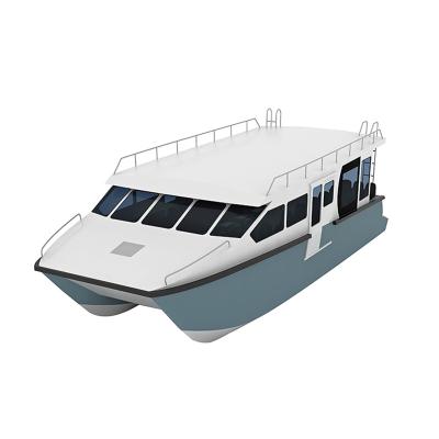 China Twin Hull Aluminum Boat Catamaran Aluminum Passenger Boat For Sale for sale