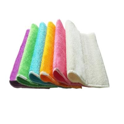 China Topeco China Henan Sustainable Kitchen Dish Towel Fiber Cloth 100% Bamboo Kitchen Cleaning Cloth for sale