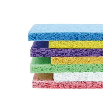 China Sustainable Topeco Wash Cleaning Products Reusable Cellulose Sponge Dish Water Absorbent Sponge Cellulose for sale