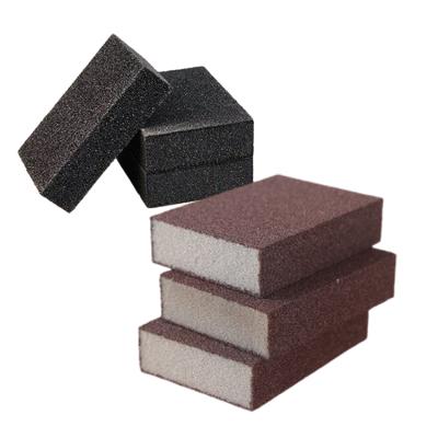 China Sustainable Multifunctional Effective Clean Abrasive High Density Rust Removal Emery Sponge for sale