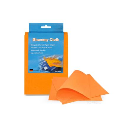 China Sustainable Topeco Dish Cleaning Needle Punched High Water Absorption Non Woven Shammy Cloth for sale