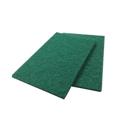 China Sustainable Kitchen Cleaning Tools Manufacturer Factory Topeco Kitchen Scrubber Plate Green Abrasive Scouring Pad for sale