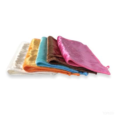 China Eco-Friendly Topeco Dish Drying Towel Low Price Tableware Viable Wood Fiber Dish Towel Wood Pulp Fiber Eco-Friendly Cleaning Cloth for sale