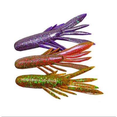 China PVC Factory Direct Selling Fishing Shrimp Fishing Shrimp Soft Lures for sale