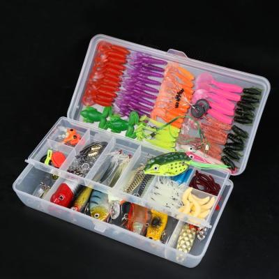 China PVC and ABS BUBBLING Fishing New Design 160pcs Fishing Tackle Accessories Set Fishing Lure Set for sale