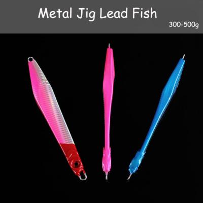 China Lead BUBBLE FISHING NEW Lead Fish V Shape 350G-500G Metal Jig Fishing Lure Lead Fish Lure for sale