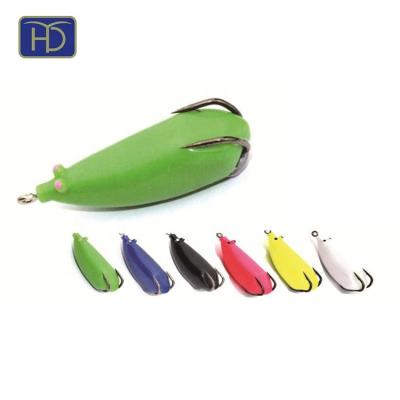 China Cheap Price PVC Bass Fishing PVC Soft Frog Lure for sale