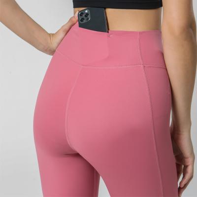 China High Quality Breathable Spot 2021 Workout Sports Fitness For Women Yoga Pants Butt Gym Push Up Legging With Back Pocket for sale