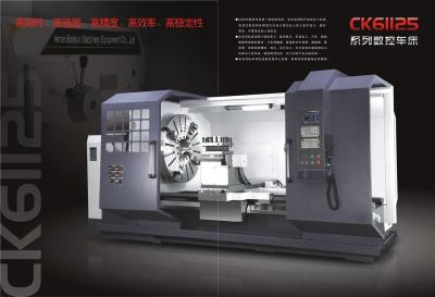 China 6 toneladas cargan la máquina horizontal del torno de la máquina/CNC del torno del CNC con el carril de guía en venta