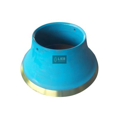 China High Efficiency Wholesale Low Cost Wholesale Manganese Steel Liner Cone Crusher Coat Bowl Liner Bowl Liner Stone Crusher Wear Parts for sale