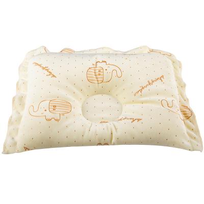 China PORTABLE Comfortable Organic Cotton Soft Breathable Pad Flat Head Newborn Newborn Baby Shaping Pillow for sale