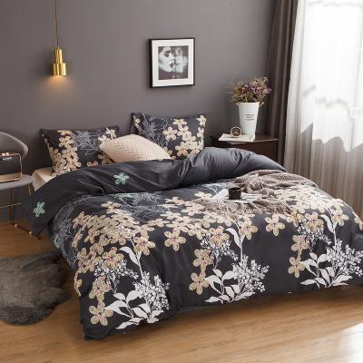 China Wholesale CLASSIC Microfiber Washed Microfiber Home Bedding Set 3D Comforter Cover Reactive Printing Duvet Cover for sale