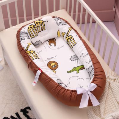 China Portable Multi-Function Cotton Blanket Baby Nest Cot Newborn Baby Sofa Pod for sale