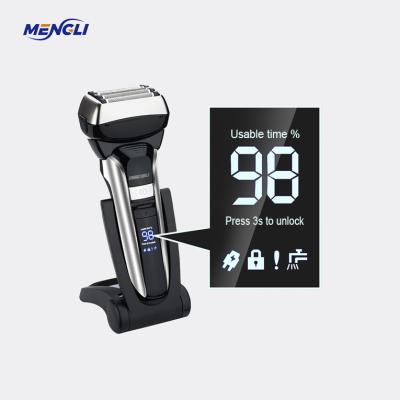 China Five 4D Blade Floating Pad Wet/Dry Radio Shaver Maglev Razor Refill Razor for sale