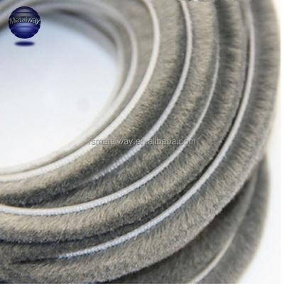 China China Modern Factory Door and Window Self Adhesive Aluminum Wool Pile Sealing Strip for sale