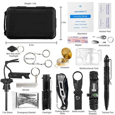 China Survival Kit Outdoor Tactical Multifunctional Combination, Multitool for Camping Emergency Kit for sale