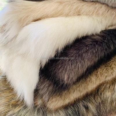 China Animal Jacquard Faux Fur Ultimate Lion Faux Fur For Winter Luxury Faux Fur Throw Blanket for sale