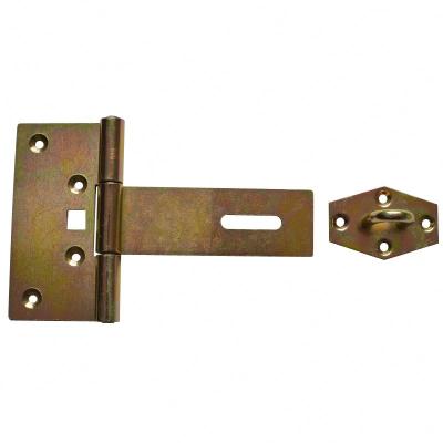 China New Product Construction Heavy Duty Strap Hinges ZZBR Chest With Steel Lock Hinge for sale