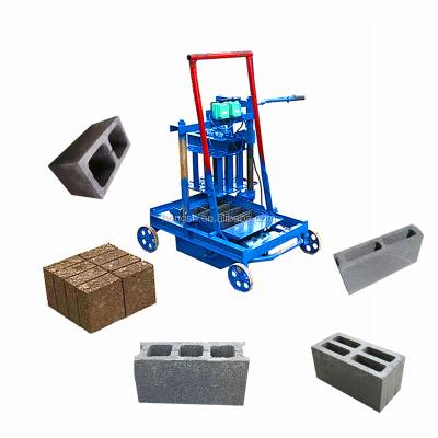 China Building Material Stores Brick Laying Machinery Manual Brick Machine Small African Hollow Brick Machine for sale