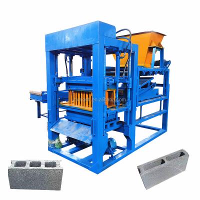 China 2021 Automatic Hydraulic Hollow Line Building Materials Industry Block Machine Production Concrete Cement Interlocking Paving Brick Machine Price for sale