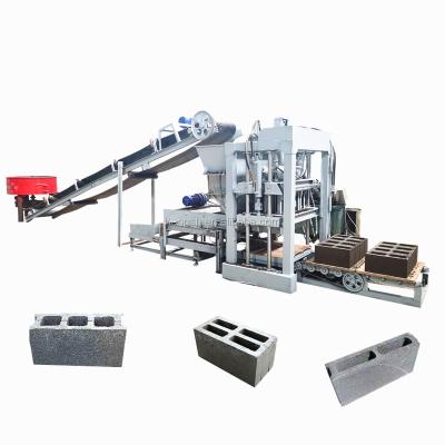 China Building Material Stores Hydraulic Multifunctional Cavity Block Machinery Hoonshi Brick Machine Production Interlocking Concrete Making Line for sale