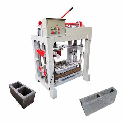 China Building Material Shops Small Block Casting Machine Manual Brick Making Machine Manual Brick Making Machine for sale