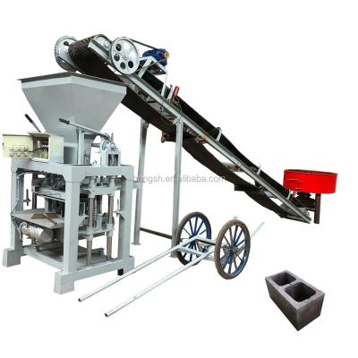 China 2020 full automatic hydraulic building material stores brick making machine adobe lego hollow block making machinery for sale