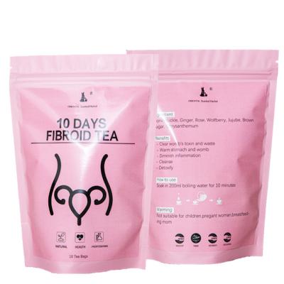 China 100% Chinese Clear Uterus Toxin and Waste Tea Natural Herbal Fibroid Tea Treatment Sachets Decrease Inflammation Uterus for sale