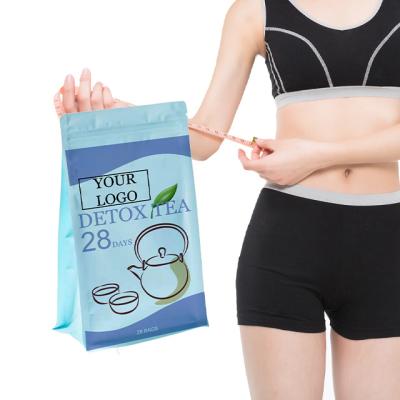 China Healthy Diet Tea Low Fat Weight Loss Slimming 28 Days Detox Tea Belly Flat Tea for sale