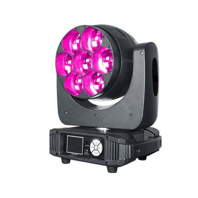 China Theme Park 7x40w RGBW 4IN1 Beam Zoom Wash LED Bee Eye Moving Head Light for sale