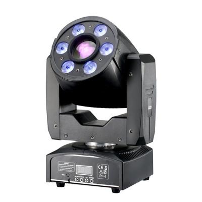 China Movable LED Spot Stage Light RGBW 4in1 Gobo Spot Wash 30W Gobo Spot Wash 34*26*28cm + 6x8W RGBW Wash Spot for sale