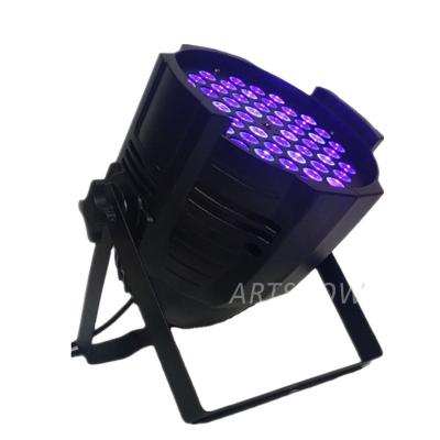 China Fan inside. Led Par Light 54*3W UV Stage Led Par Box DJ Party DMX512 UV Light 54pcs 3W UV Led Par for sale