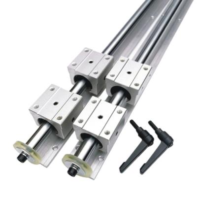 China Hotels Aluminum linear motion rail with lock customized size SBR-C20 slider rail linear motion bearings guides for CNC accessories for sale