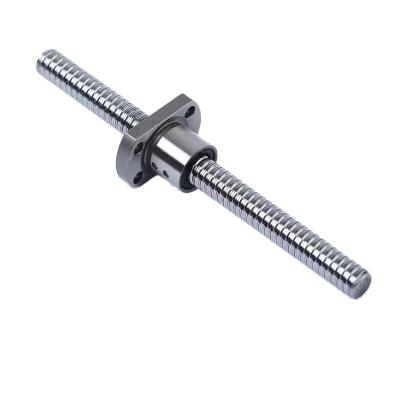 China Cnc Machining Parts OEM miniature ball screw customizable SFKR0801 for 3D printer length 60mm-6000mm ball screw rail new condition with core bearing for sale