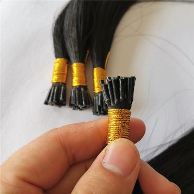 China I Tip Raw Keratin Prebond Cuticle Aligned Cambodian Hair Extensions I Tip Raw Hair for sale