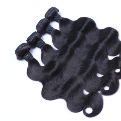 China 100% natural unprocessed virgin human remy brazilian hair wavy top quality body wave meches hair for women for sale