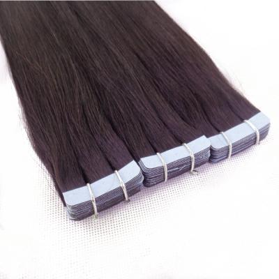 China Wholesale Natural Black Straight Natural No Track Skin Weft Tape In Hair Extensions UK for sale